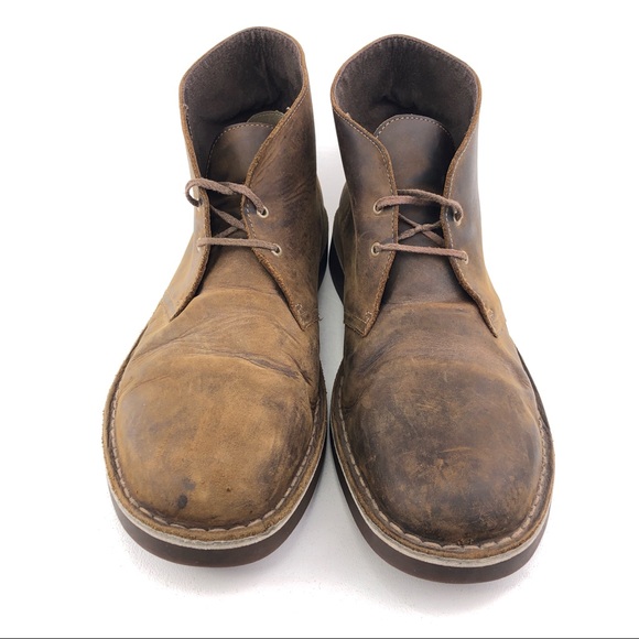 Clarks Bushacre Brown Leather Chukka Boots 13M main image 7